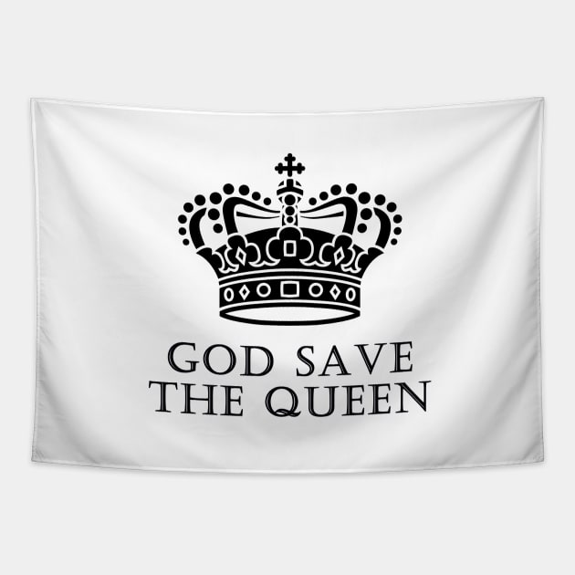 God Save The Queen Tapestry by Gaspar Avila