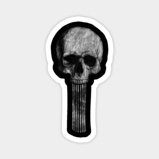 ghost skull Magnet