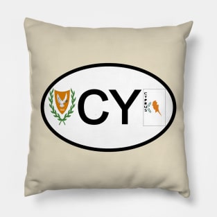 Cyprus car country code Pillow