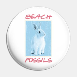 Beach Fossils Bunny Fanart Pin