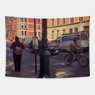 Harlem Street Manhattan New York City Tapestry