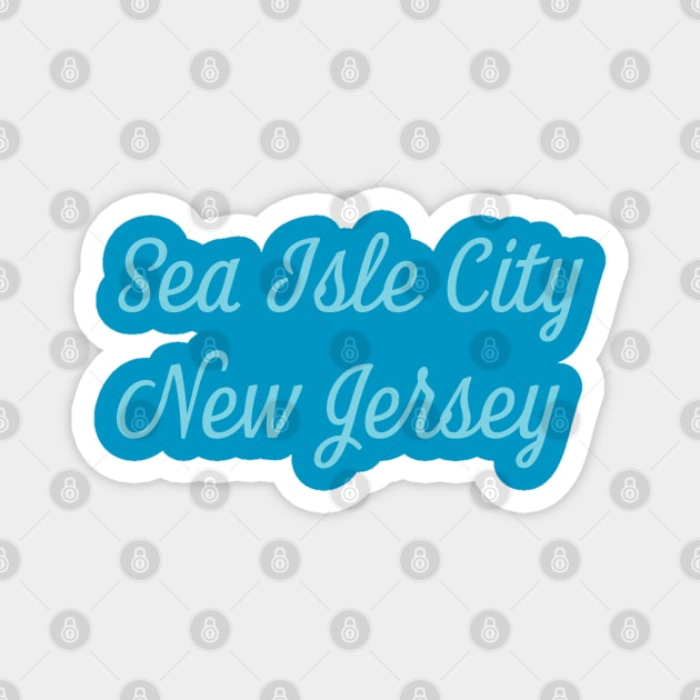 Sea Isle City NJ Magnet by MAS Design Co