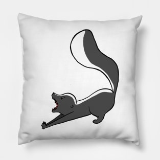 Stretching Sleepy Skunk Pillow