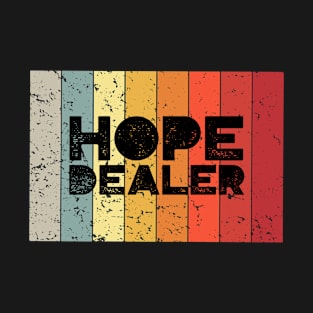 Retro Vintage Sunset Aesthetic Distressed Hope Dealer T-Shirt