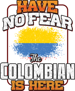 Colombian Flag  Have No Fear The Colombian Is Here - Gift for Colombian From Colombia Magnet