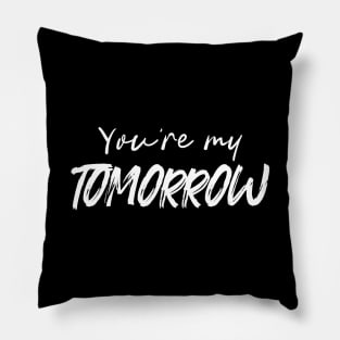 You're My Tomorrow: Eep and Guy in Love Anniversary T-shirt Pillow