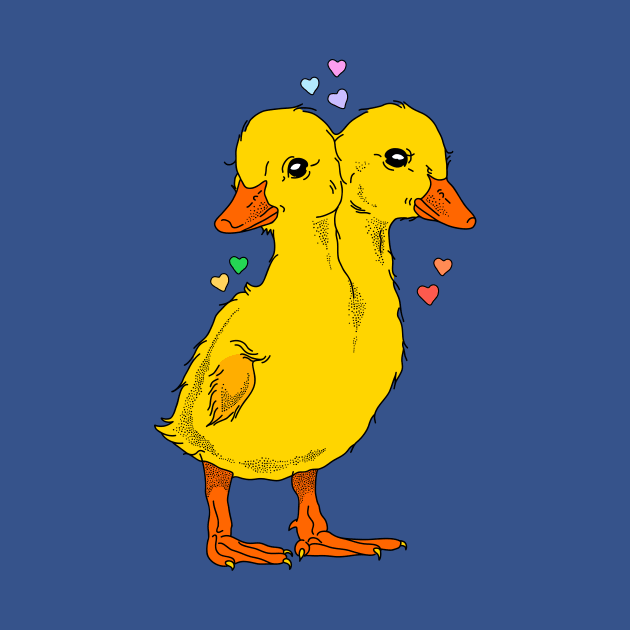 Duck and hearts by My Happy-Design