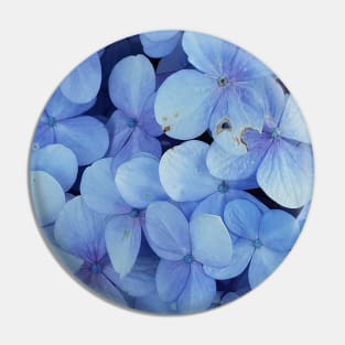 Blue Flowers Pin