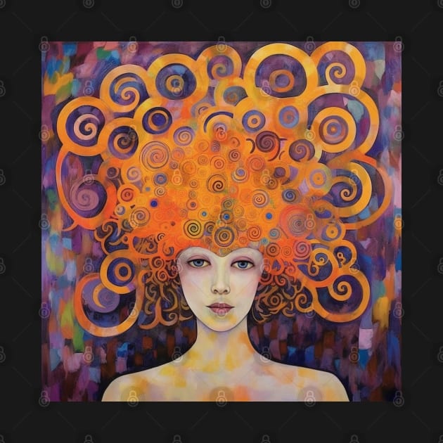 Crown Chakra Golden Goddess by wanderingteez