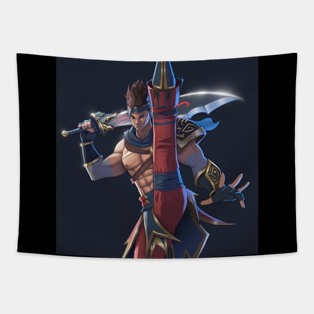 Soul Calibur Fanart - Hwang Collection Tapestry by Beckley Art