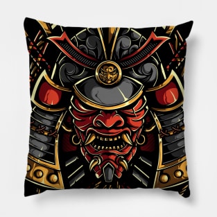 Oni Samurai Mask Pillow