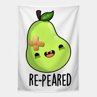 Re-peared Cute Fruit Pear Pun Tapestry