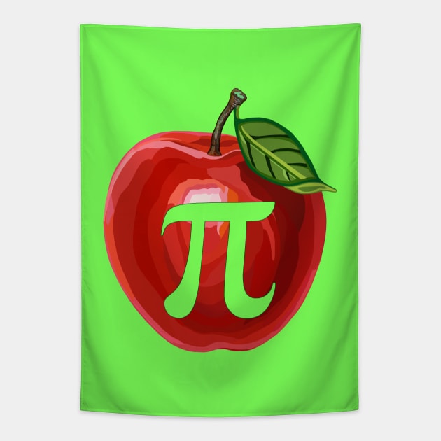 Apple Pi Tapestry by Art by Deborah Camp