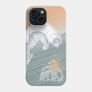Tiger Abstract Sketch Poster Phone Case