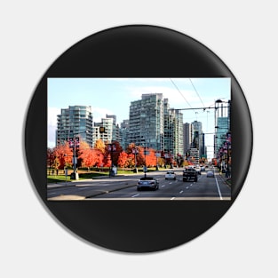 Autumn in Downtown Vancouver, Canada Pin