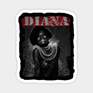 TEXTURE ART - DIANA ROSS  SMILE Magnet