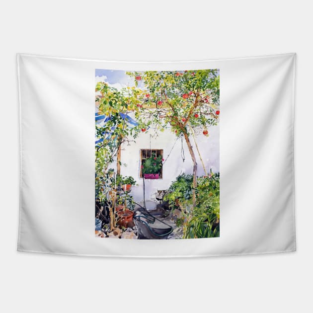 Rincon De La Barriada De Alcora Tapestry by margaretmerry