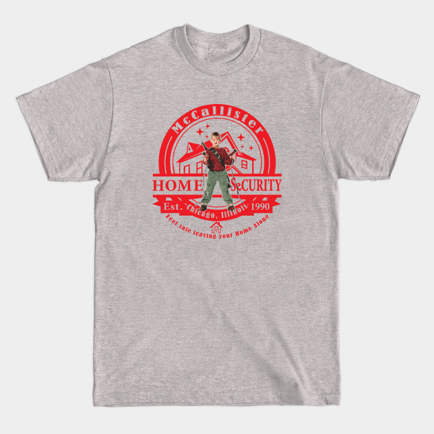 Disover Kevin McCallister Home Security Chicago Est.1990 - Home Alone Kevin Home Security - T-Shirt