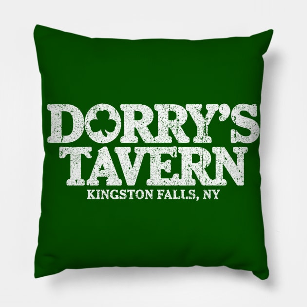 Dorry's Tavern (Variant) Pillow by huckblade