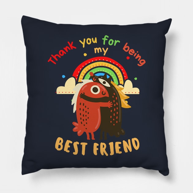 Thank you for being my Best Friend Pillow by soulfulprintss8