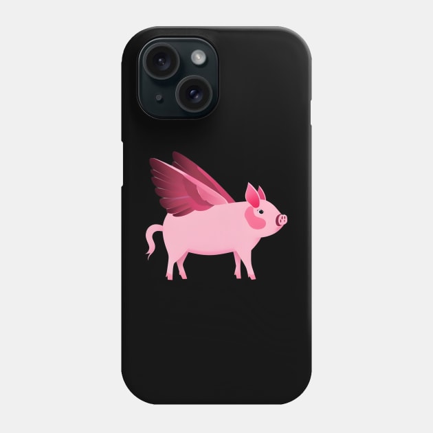 Flying Pig Phone Case by AlienMirror