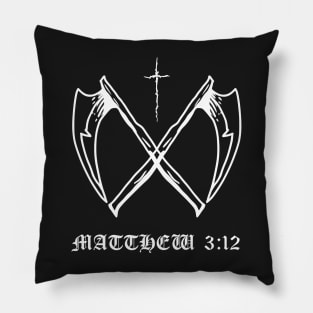 Gothic Bible Verse Christian Metal Hardcore Punk Pillow