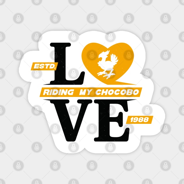 Love Chocobo Magnet by logozaste