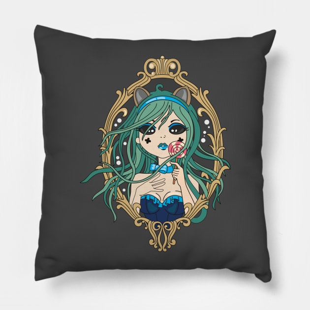 Dead Girl Pillow by idiotstile