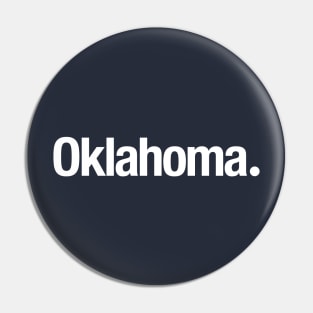 Oklahoma. Pin