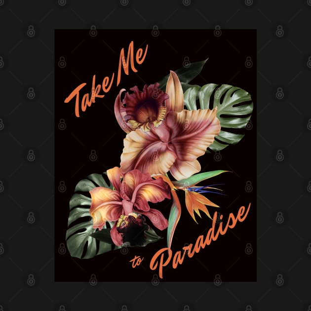 Take Me to Paradise Mug,coffee mug,t-shirt,sticker,tote,bag,apparel,magnet,pin,hoodie,pillow by All Thumbs