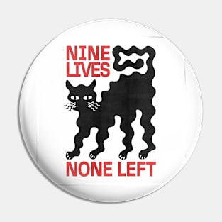 Nine lives Pin