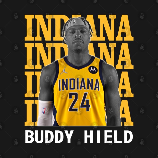 Indiana Pacers Buddy Hield 24 by Thejockandnerd