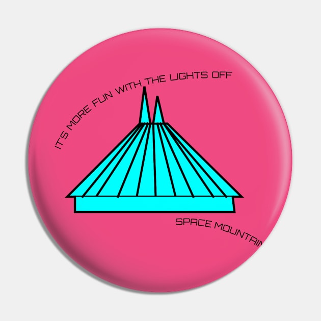 Lights Out Space Mountain Pin by dgsanford1