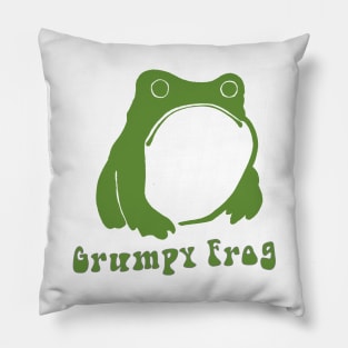 Grumpy Frog Tee Pillow