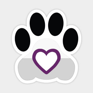 Pride Paw: Demisexual Pride Magnet