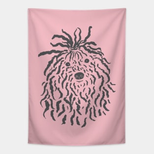 Puli (Pink and Gray) Tapestry