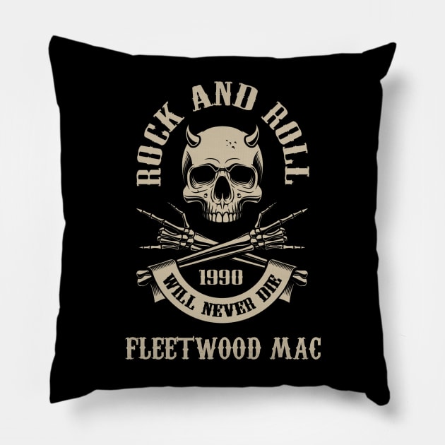 Never Die Fleetwood Pillow by Pantat Kering