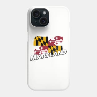 Maryland flag Phone Case