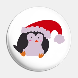 Christmas Hat Penguin Pin