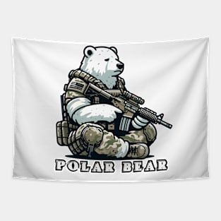 Tactical Polar Bear Tapestry