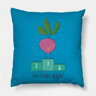 Un-beet-able, Funny Beetroot Vegetable Pillow