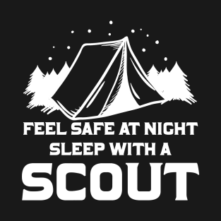 Scout jokes Tent camping forrest adventures T-Shirt