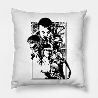 Stand By Will | Black and White Pillow