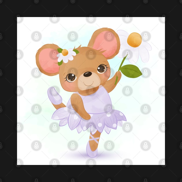 Ballerina Mouse by This and That Designs