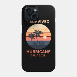 I Survived Hurricane Idalia 2023 Phone Case