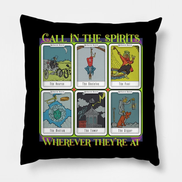 Call in the Spirits by Topher Adam Pillow by Against The System