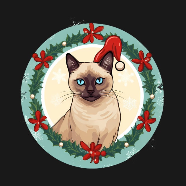 Tonkinese Cat Xmas, Love Cats by dukito