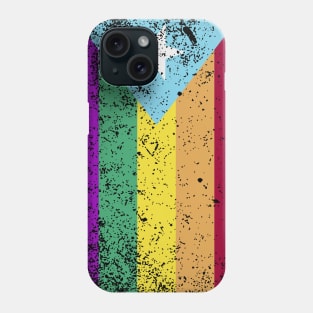 Puerto Rican LGBT Gay Pride Puerto Rico Rainbow Flag Phone Case