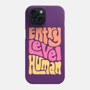 Entry Level Human Word Art Phone Case