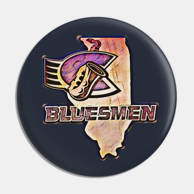 Chicago Bluesmen Roller Hockey Pin by Kitta’s Shop